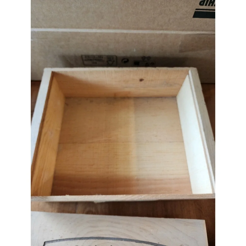 EMPTY Wine Box Original Wood Case